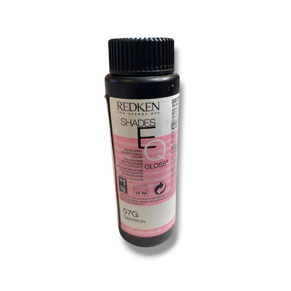Redken New Shades EQ Gloss Equalizing Conditioner 07G Saffron 2oz